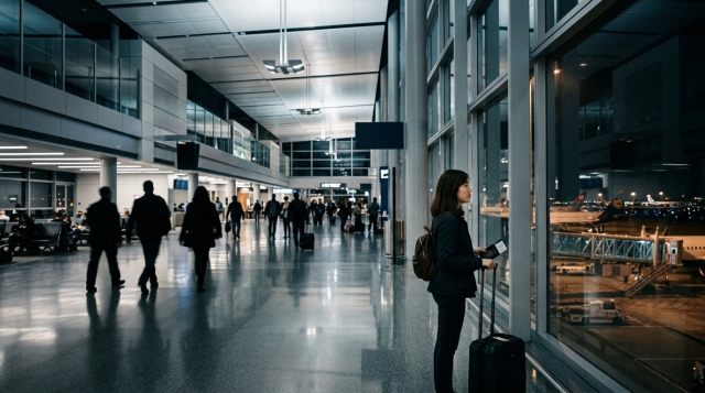 Across the Departure Gate